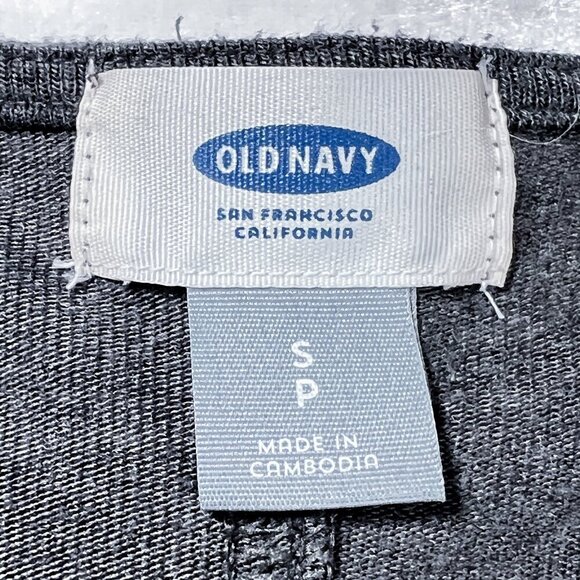 Women's Old Navy 3/4 Sleeve Top | Gray | Loose Fit | Tunic | Small | Scoop Neck - Picture 10 of 12